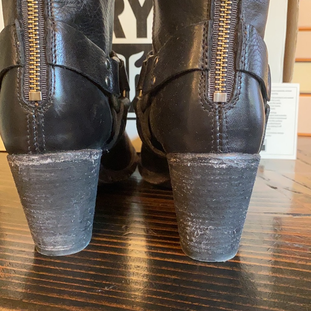 Frye Tabitha Harness Short in Black - Picture 11 of 17